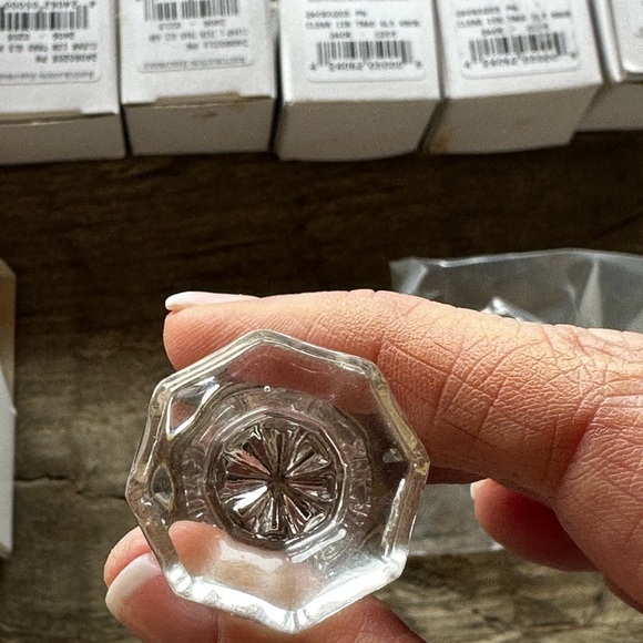 Restoration Hardware crystal knobs. - Picture 5 of 9